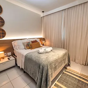Flat Luxo Oasis Do Mana 350m Da Praia, Polo Aquatico-2qts, 2gar Pôrto das Galinhas
